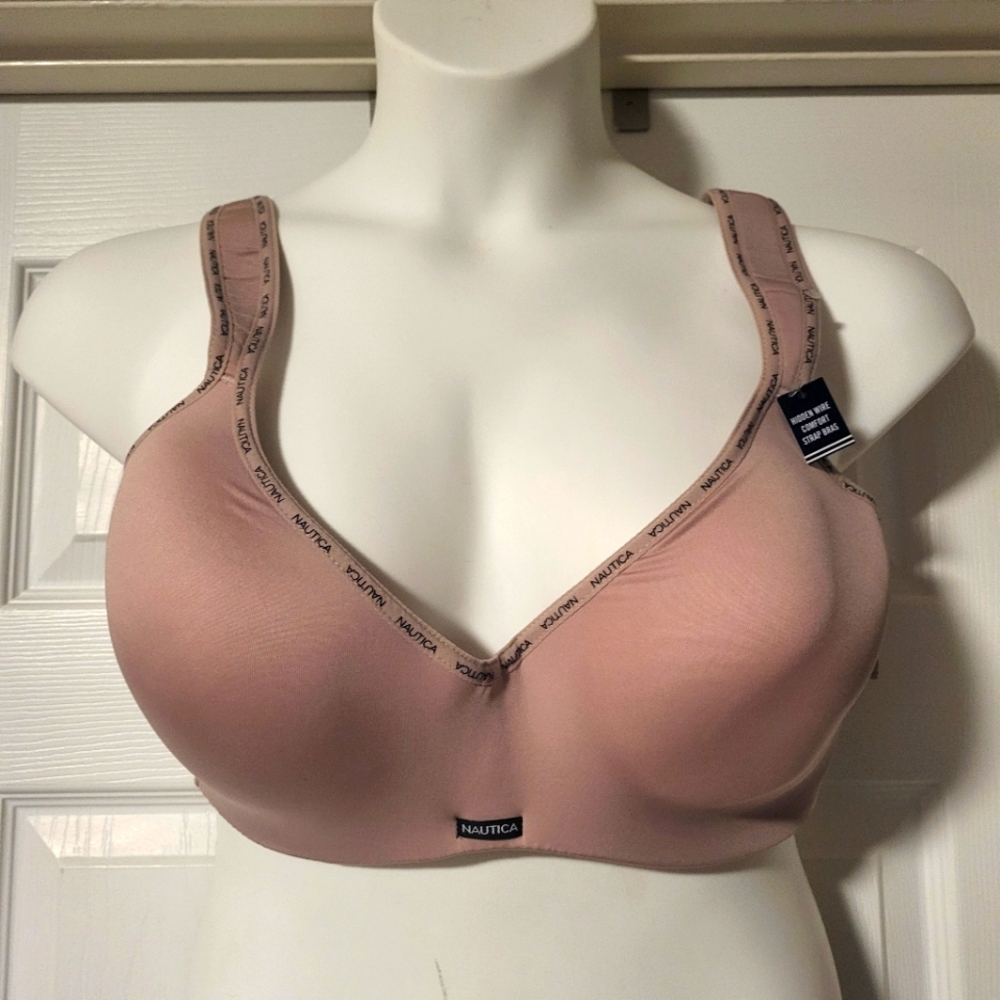 NAUTICA Ladies Bra new with tags Beige Underwire 34DD
